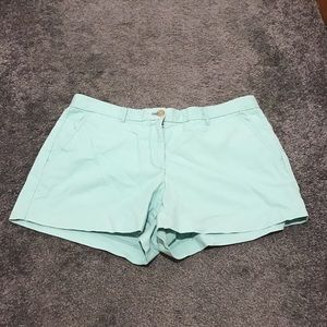 Gap Light Green/Blue Khaki Shorts - Size 10